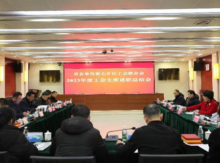 省直单元第七片区工会结合会工会主席述职总结会议在威廉体育公司召开