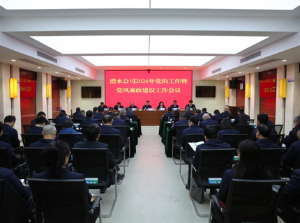 威廉体育公司召开2026年党的工作暨党风廉政建设工作会议